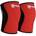 Knee Sleeves 7mm (1 Pair) - High Performance Knee Support For Weight Lifting - Best Knee Wraps and Straps - Provides Compression, Warmth, & Support - For Men and Women
