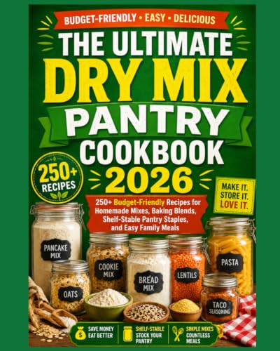 The Ultimate Dry Mix Pantry Cookbook 2026: 250+ Budget-Friendly Recipes for Homemade Mixes, Baking Blends, Shelf-Stable Pantry Staples, and Easy Family Meals image 2