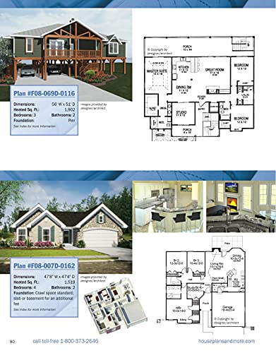 Best-Selling 1-Story Home Plans, 5th Edition: Over 360 Dream-Home Plans in Full Color (Creative Homeowner) Craftsman, Country, Contemporary, and Traditional Designs with More Than 250 Color Photos - Image 5