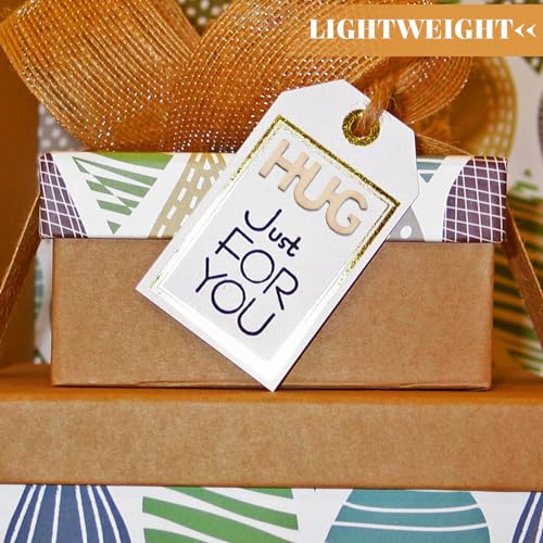 Artibetter 100pcs Wood Crafts Letter Decor Wooden Decor Wooden Table Scatter Hug Pendants Wooden Hug Charms Decorative Hug Pieces Hug for Jar Filling DIY Hug Cutouts Paper Cut Filler Gift - Image 3