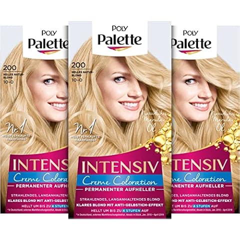 Palette Intensiv Creme Coloration 10-0/200 Helles Naturblond Stufe 3 Cover