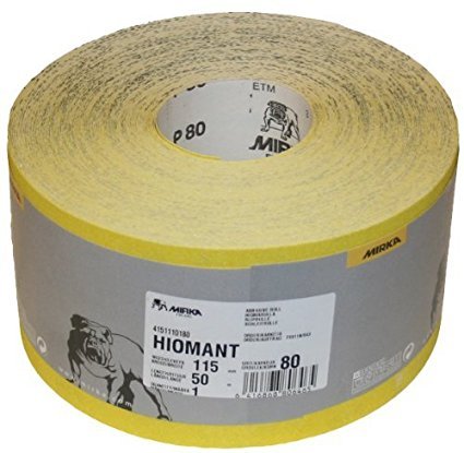 Mirka Hiomant Abrasive Sandpaper, 50m Roll, P240 Grit