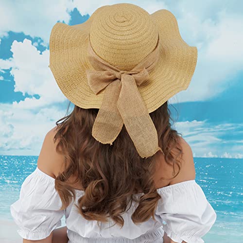 2 pcs sombrero de paja para niña y adulto miniatura 4