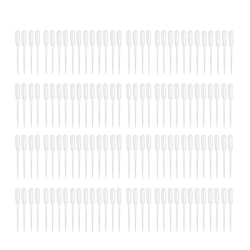 Miniatura 7 de 300 pipetas de transferencia de plástico de 0.1 onza líquida, desechables, graduadas, pipetas de transferencia cuentagotas para mezcla de aceite