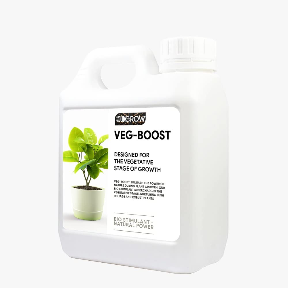 UK Grow - 10L Veg Boost - Accelerate Vegative Growth in Fruiting Crops - Maximize Plant Growth and Yield (10Ltr, Veg Boost) โ image 1