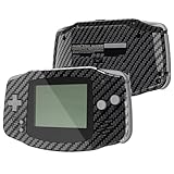 eXtremeRate IPS Ready Upgrade Full Schale & Tasten für Gameboy Advance, DIY-Ersatz Hülle Case&Tool für GBA IPS/Standard-LCD[Konsole&IPS-Screen Nicht enthalten]-Carbon Fiber