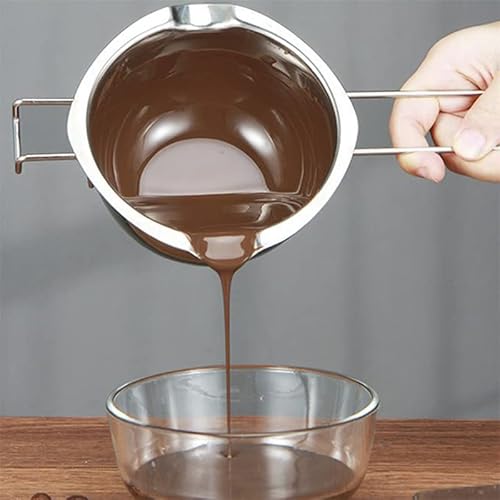 Non-Stick Long Handle Wax Melting Pot Stainless Steel Pot Diy Scented Candle Soap Chocolate Butter Handmade Soap Tool #TOP4
