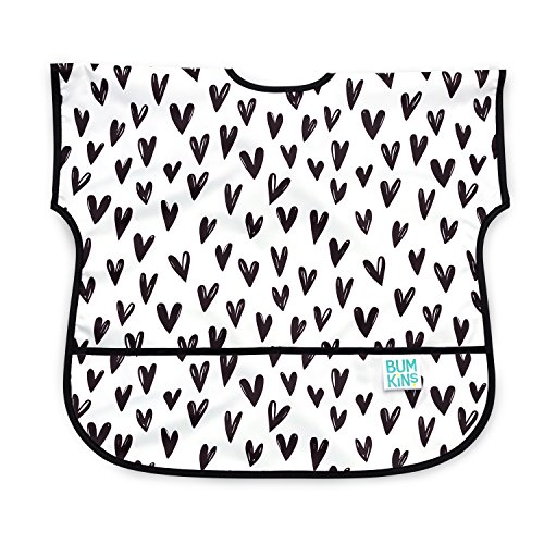 Bumkins Junior Bib / Short Sleeve Toddler Bib / Smock 1-3 Years, Waterproof