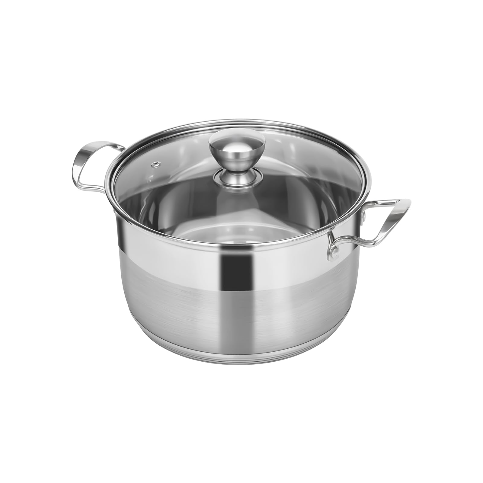 Amazon.com: Ohtomber Stainless Steel 5 Quart Dutch Oven Stock Pot