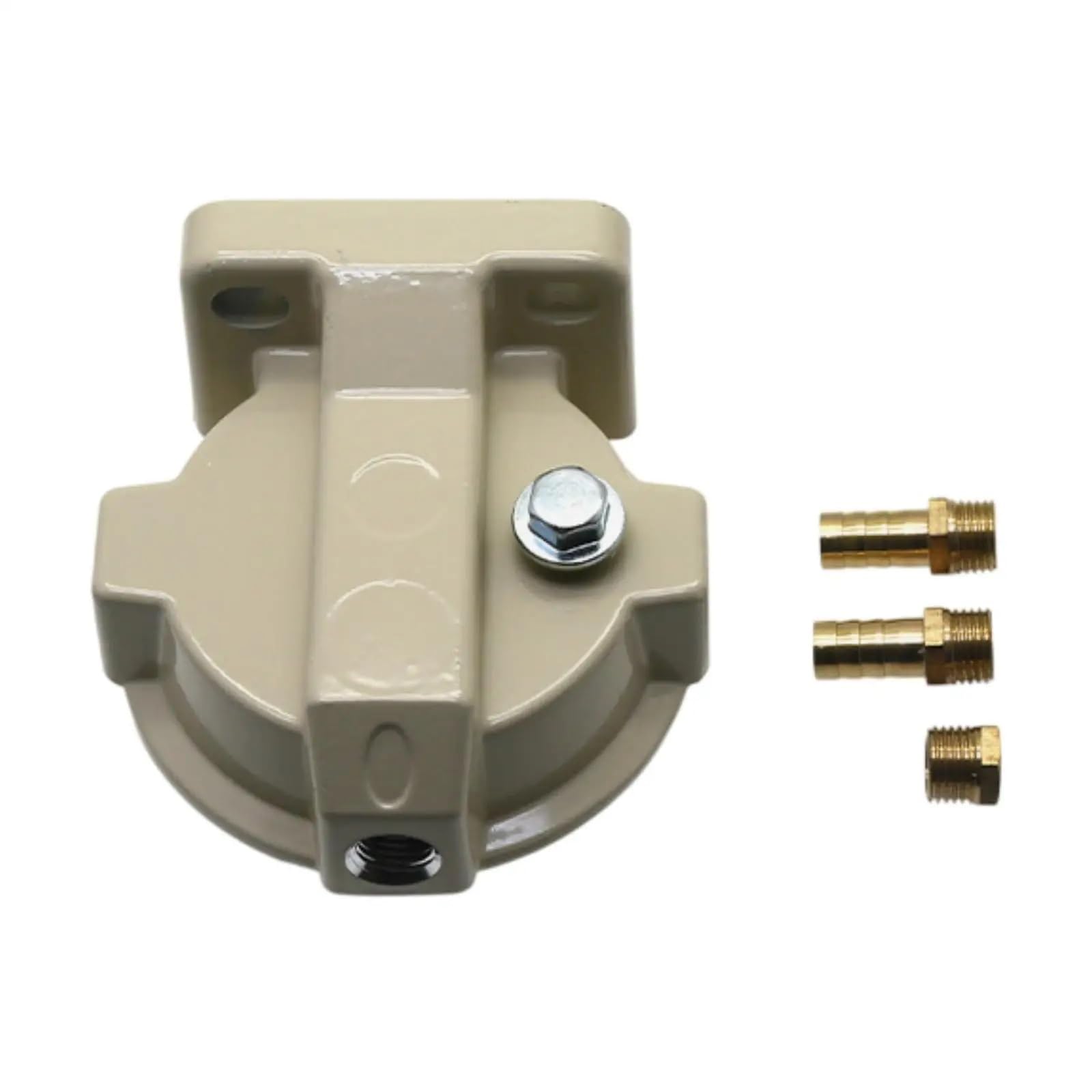 Soporte separador de agua y combustible 18-7932 S3213, Base de filtro compatible con Mercruiser Stern Drive 89876A3 89876 55481 Filtro de combustible Filtro de gasolina(For S3227)