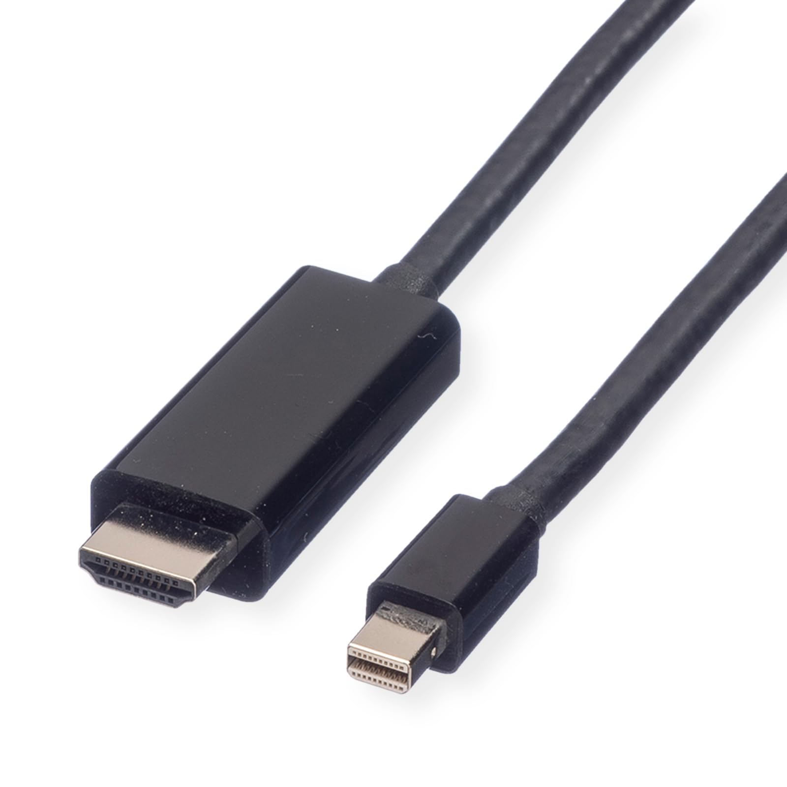 Value Câble Mini DisplayPort avec connecteur HDMI M/M | Transmission sur écran de la vidéo et de l'audio | manteau PVC noir | 2m