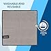 4 Pack Magnetic Cleaning Cloth Dry Erasers for White Boards - Extra Strong Magnet - Compatible with All Whiteboards - Ideal for Classroom, Home & Office Use -Reusable & Washable- 10'' X 10''