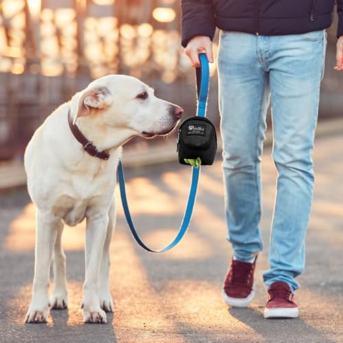 YILANJIN Leckerlitasche für Hundetraining, Kotbeutelspender für Hunde, integrierter Kotbeutelspender, Leckerlibeutel Hundeleckerli Tasche für Gassigehen Reisen Spaziergang