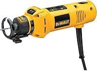 DEWALT DW660 5 Amp Rotary Cut-Out Tool with 1/8" & 1/4" Collets - 30,000 RPM Corded Power for Drywall, Tile, Plywood
