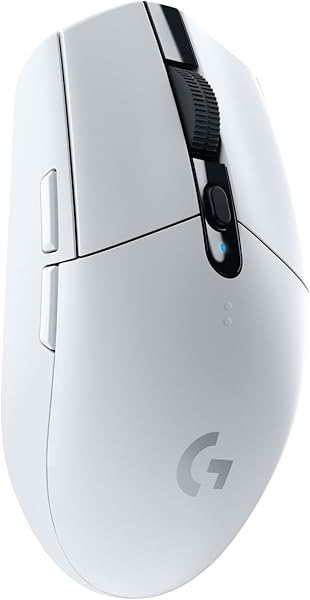Logitech G305 Lightspeed Wireless Gaming Mouse, Hero Sensor, 12,000 DPI, Lightweight, 6 Programmable Buttons, 250h Battery, On-Board Memory, Compatible with PC, Mac - White