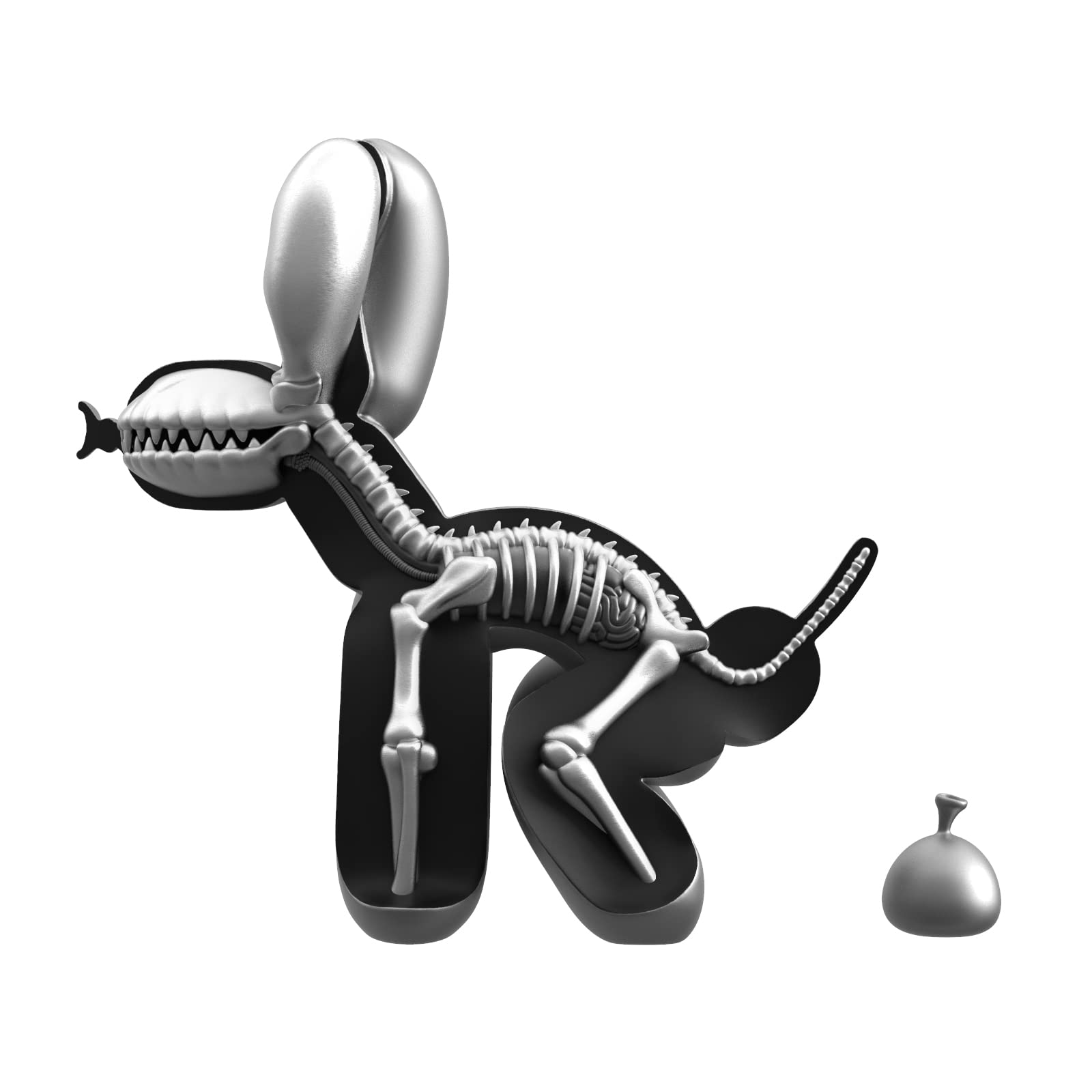 Mighty Jaxx Dissected POPek Balloon Dog Figurine | by artist 