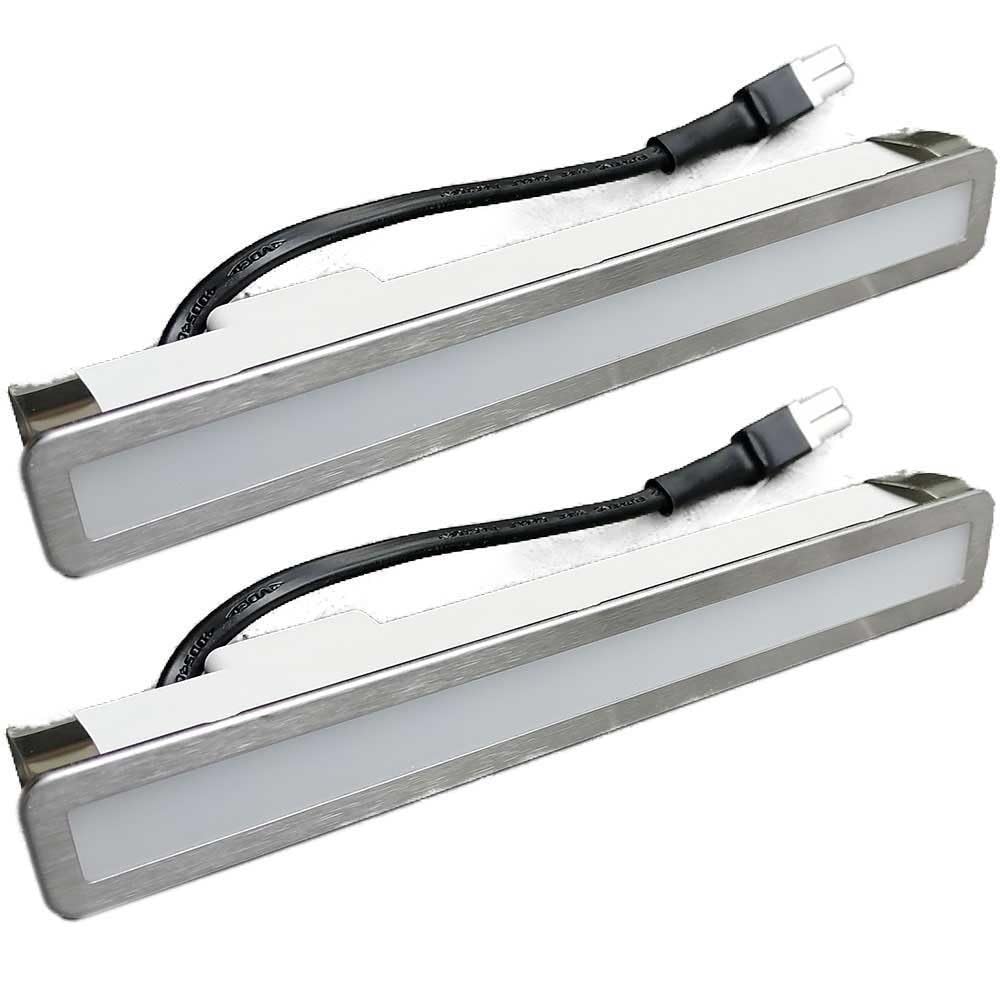 Klhytgfa 6000K 2-Pack For 170Mm Kitchen Range Hood Light 1.5W 12V 230V Smoke Ventilator Light Extractor Light Lamp Cooker Undercabinet Light(,No_dc 12V 1.5W)