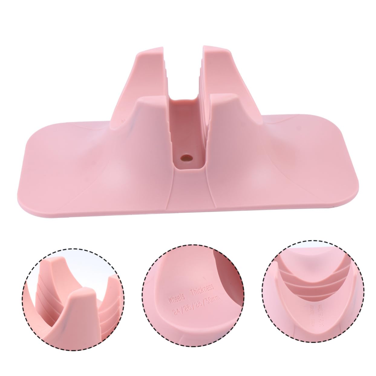 Soporte para Patinete, Base Estable de ABS, Fijación Tornillos, 1 Pieza, para Garaje o Patio