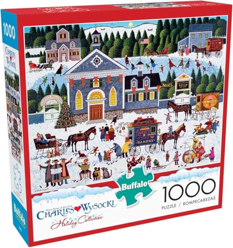 Buffalo Games - Charles Wysocki Churchyard - Rompecabezas 1000 Piezas para Adultos miniatura 4