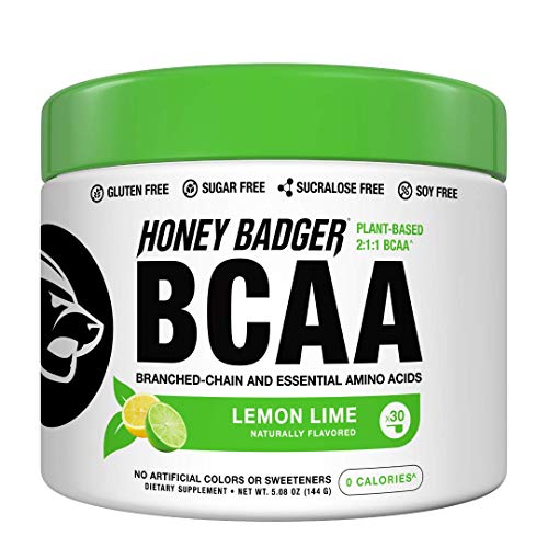 Honey Badger Vegan Keto BCAA + EAA Electrolyte Powder | Lemon Lime |