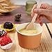 Pantry Value [100 Count] Wooden Spoons Disposable, Splinter-free Biodegradable Spoons, Eco-friendly, Compostable Utensils for Outdoors, Parties, and events 6