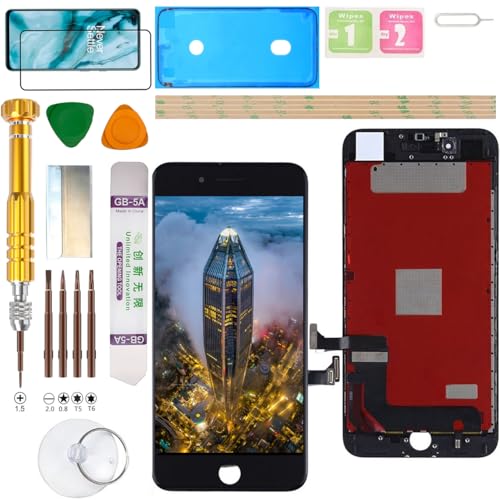 Gadget Troops (Incell) LCD-skärm montering för iPhone 7+ Plus A1784, A1661, A1785, A1786 skärm ersättningskit (svart)