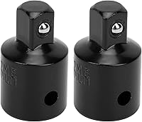 Vista 2 de Adaptador de llave de trinquete convertidor de acero de alto carbono 1/2 a 3/8 herramienta de conversión para aire de impacto y llave eléctrica, 2