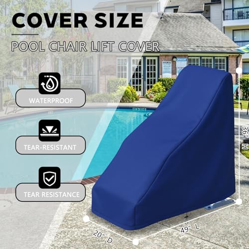 Funda para Silla Elevadora de Piscina, Tela Oxford 600D miniatura 2