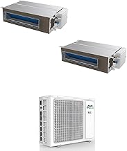 Dual Channeled Air Conditioner 12 + 12 AUX DC Inverter A++A+ Wi-Fi Ready Gas R-32 U.EXTERNAL AM2-H21/4DR3C