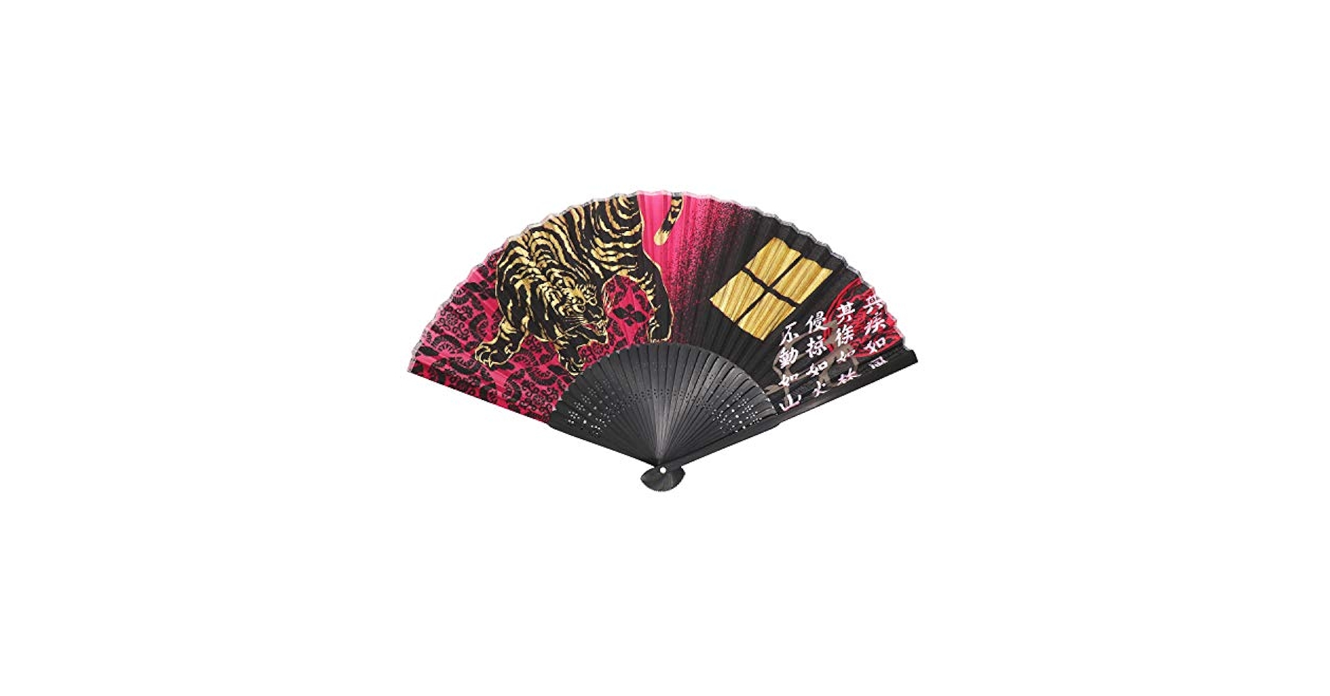 Amazon.co.jp: 高級シルク扇子 武田信玄 虎 : ファッション