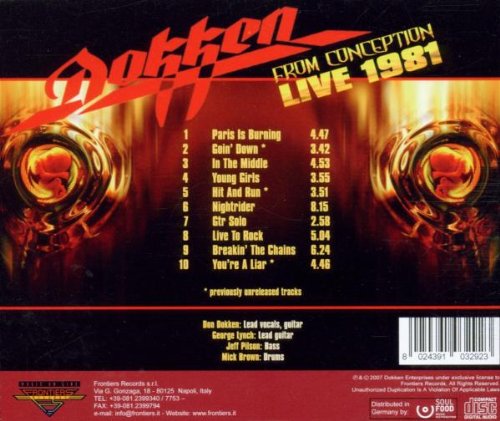 Miniatura 2 de From Conception-Live 1981