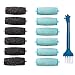 LULUKO 6Extra & 6Regular Coarse Refill Heads Replacement Rollers Compatible with Amope Pedi Perfect Footfile