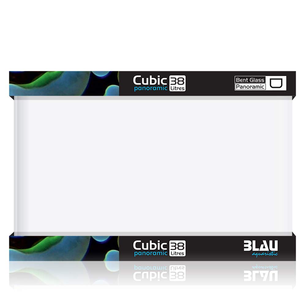 Blau Aquaristic Cubic Panoramic 45X28X30 Cm 38 litros 8500 g