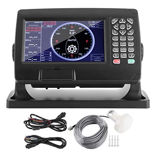 Marine Navigator Plotter, Akozon 7 Zoll LCD Marine Locator Wasserdichte Kartenplotter Navigationsgerät mit Navigator Plotter Karte für Yachten