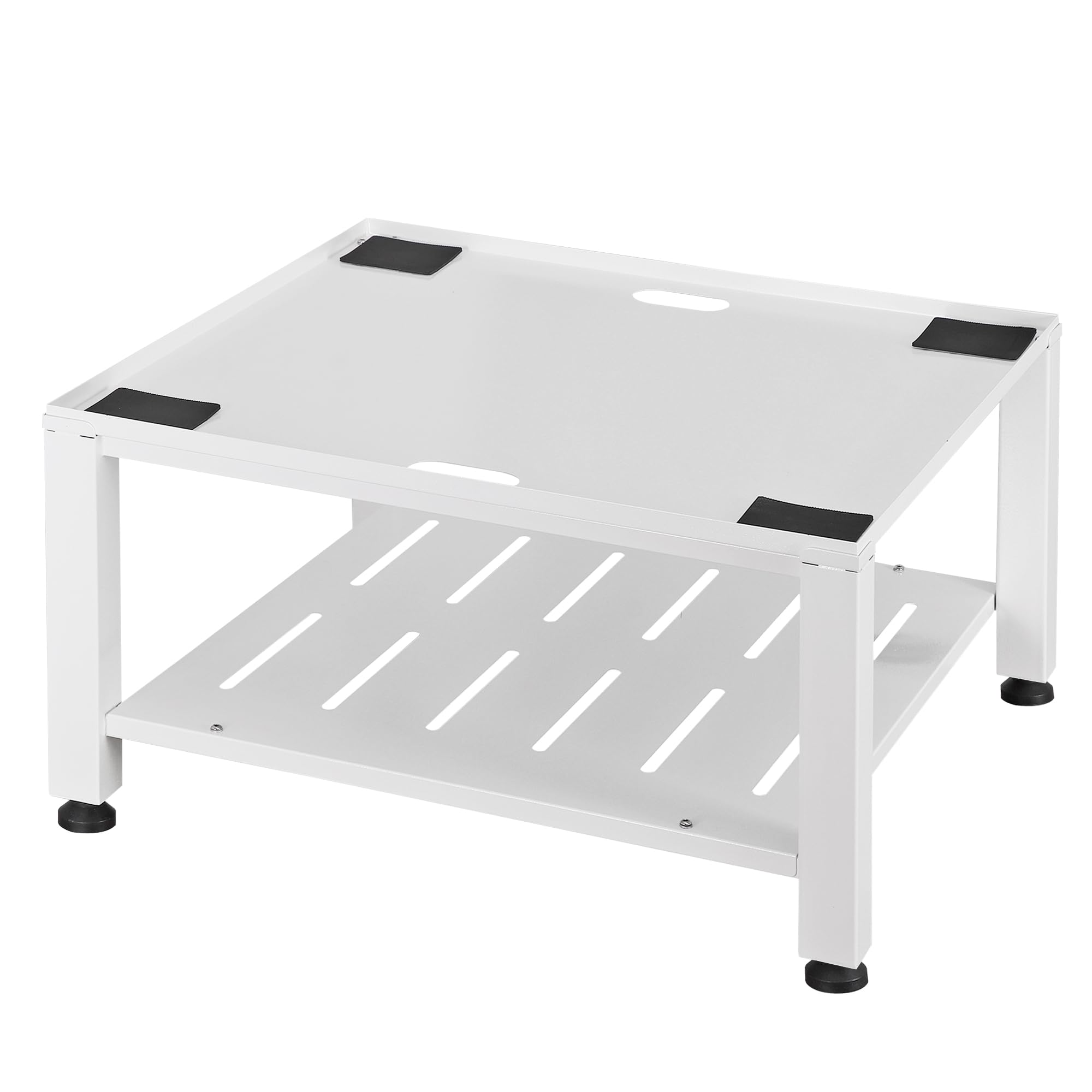 Premium Washer and Dryer Pedestal Stand Metal Steel Washing Machine Base Heavy Duty Universal Fit 700lbs Capacity Washer Dryer Stand 29 x 29 x 15 Inch