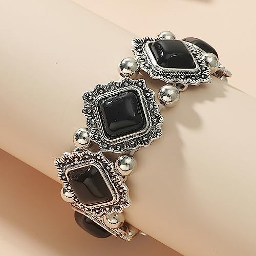 Bracelet jonc câble acier inoxydable ajustable avec charm cœur - 3