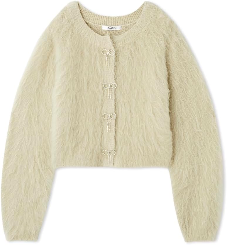 [スナイデル] ビジューリボンカーデ SWNT245232 レディース