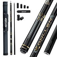 KONLLEN Pool Cue Stick Low Deflection Billiards Cue Stick Young