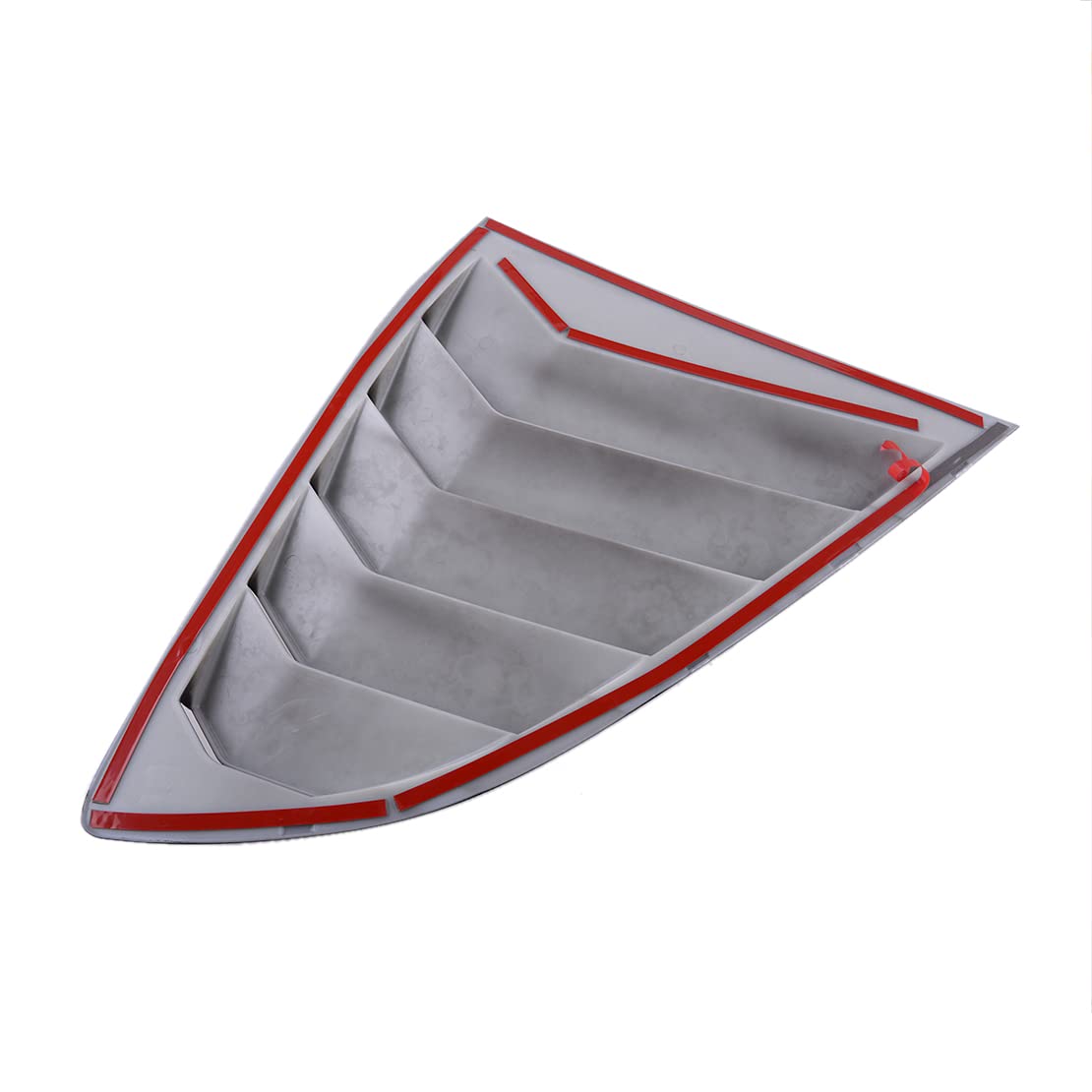 ABS 2 Pièces/Ensemble Noir Brillant Fenêtre D'aération Latérale Quart De Persienne Garniture Couverture Adaptée for CRV CR-V 2017 2018 2019 2020 Kits de décalcomanies