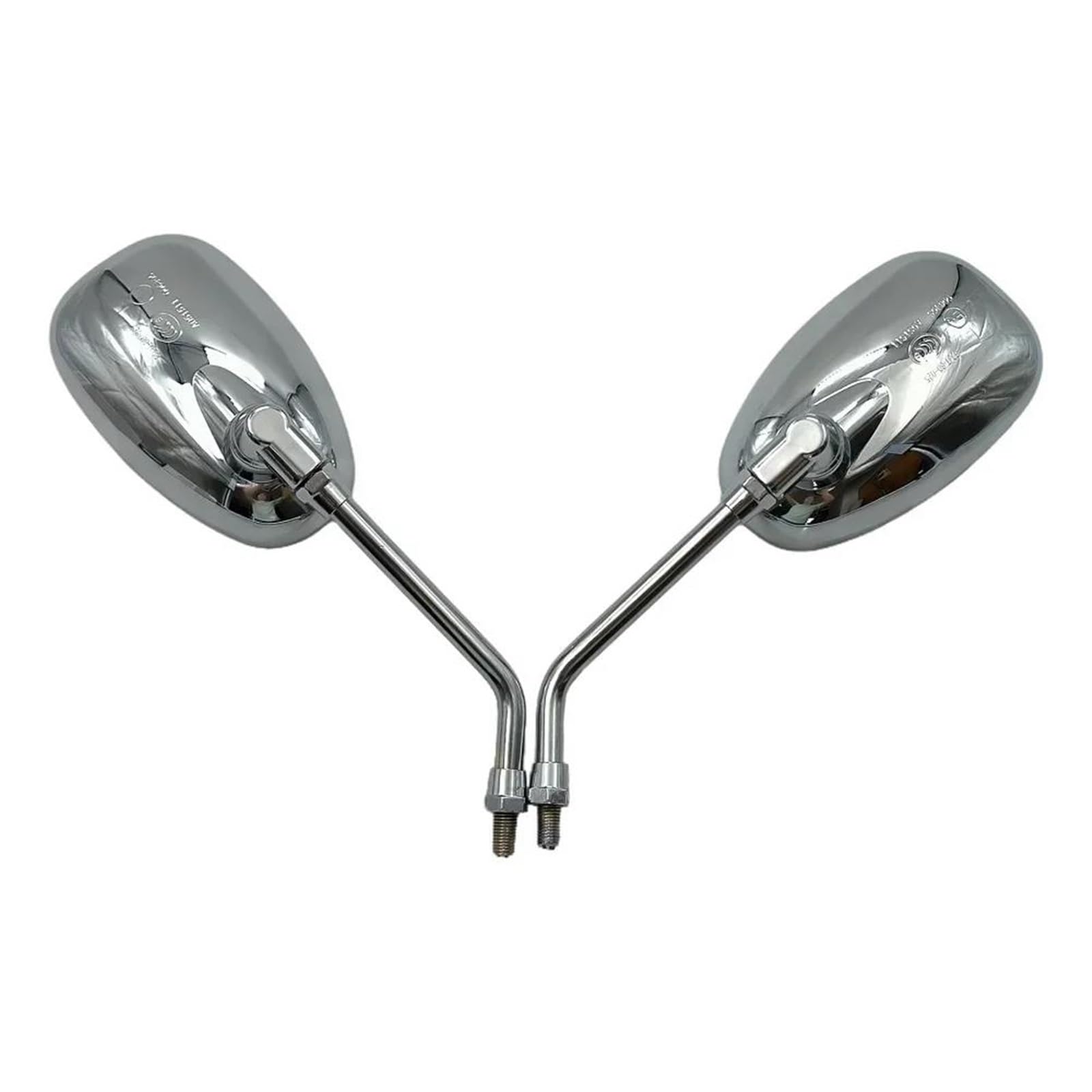 Rétroviseurs Scooter Rétroviseur De Moto 1 Paire 10mm pour Shadow Ace Spirit Magna VT750 Nighthawk 250 VTX1300T VTX1800F1