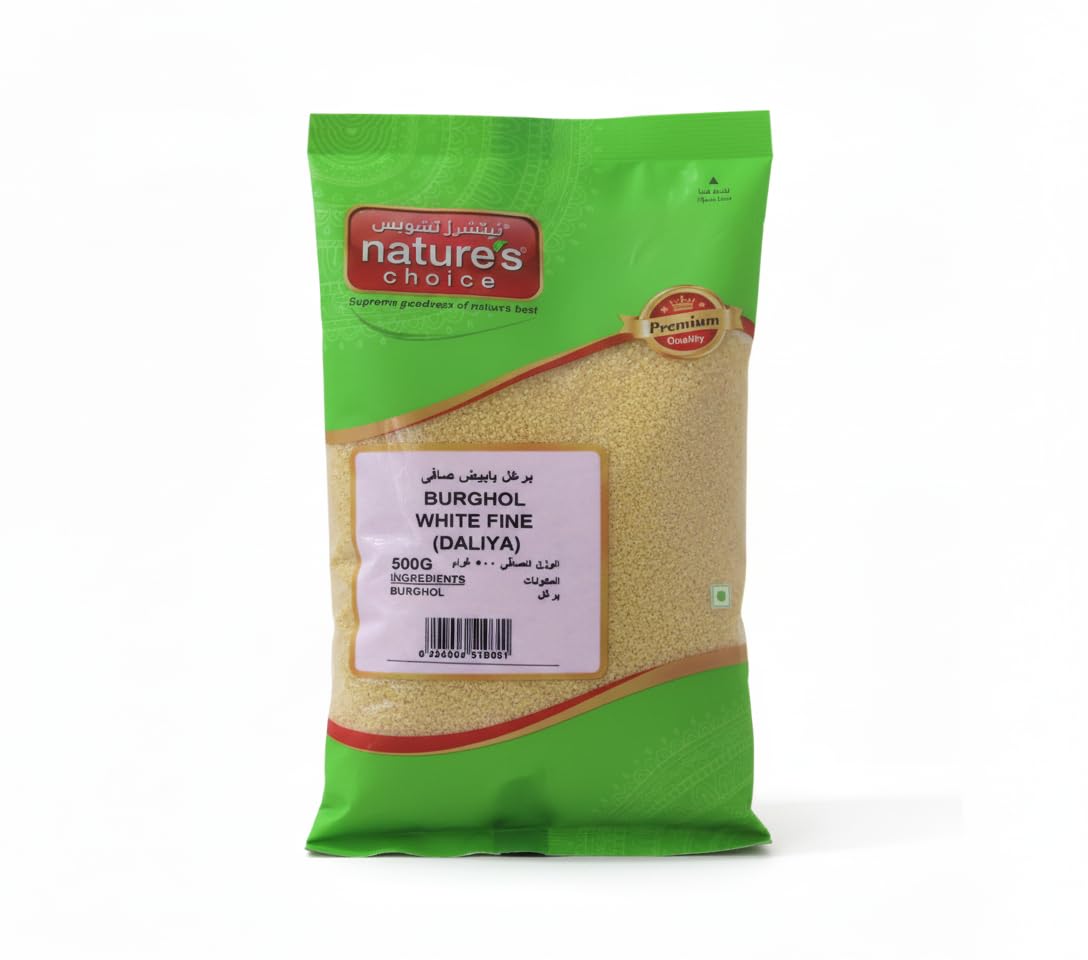 Natures Choice Burghol White Fine Daliya - 500 Gm