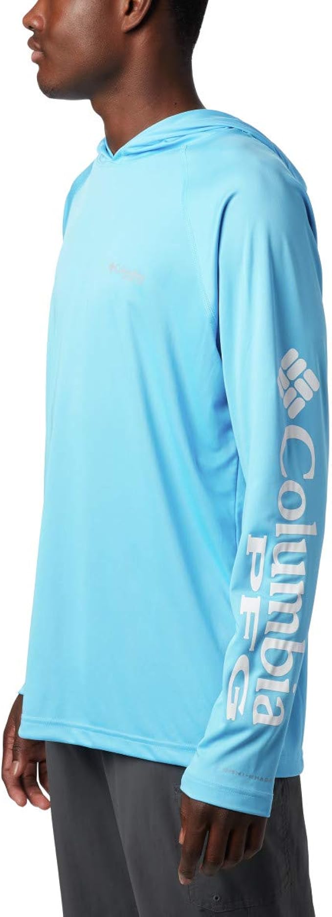 columbia long sleeve hooded shirts & tops