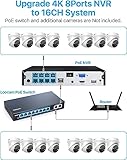 ZOSI 4K NVR 5MP PoE CCTV Security Camera System, 8-Port 16CH NVR with 2TB HDD, 6Pcs 5MP Outdoor PoE IP Cameras with Person Vehicle Detection, Color Night Vision, Smart Light Siren, 30fps - Image 7