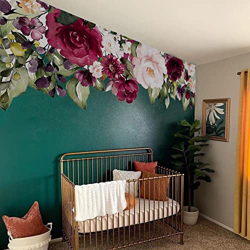 Flortlias Large Peel and Stick Floral Bouquet Wall Decals Flowers