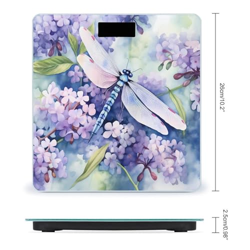 Báscula Digital Floral Dragonfly para Peso Corporal miniatura 2