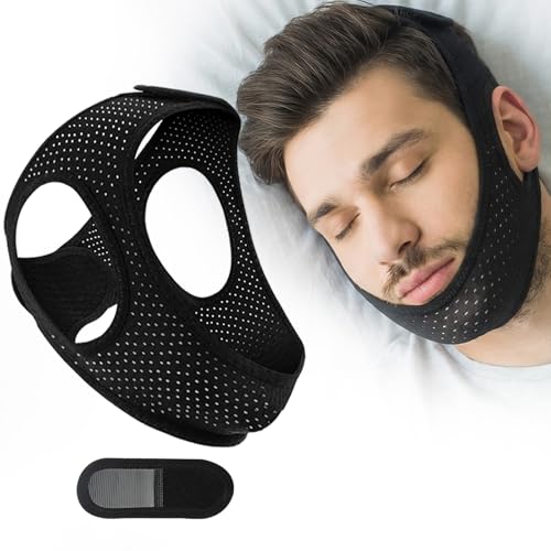 Sleep Apnea Devices丨Comfortable Chin Strap for Sleeping - Improve Sleep Quality, Simple &...