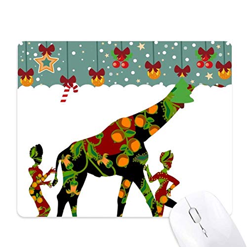 Tapis de souris girafe pour le télétravail au féminin style africain