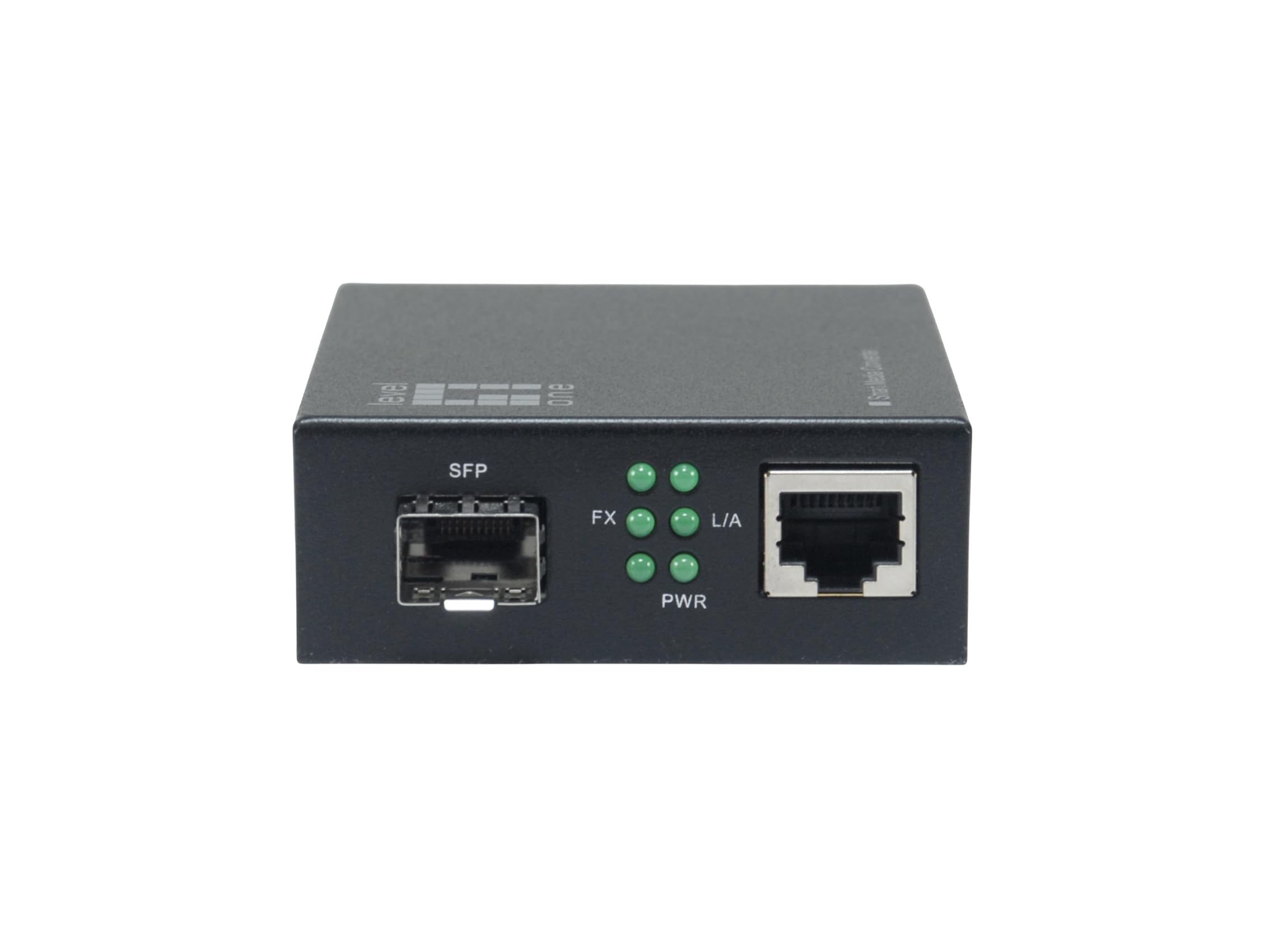 LevelOne Convertidor de Medios RJ45 a SFP, Gigabit Ethernet, convertidor de Red para Fibra óptica
