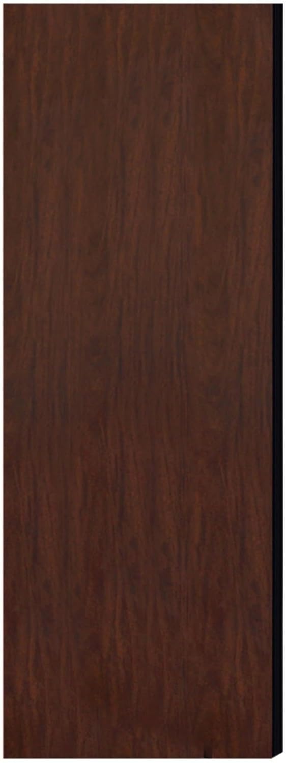 Salsbury Industries Double End Side Panel - for 5 Feet High - 21 Inch Deep Designer Wood Locker - Without Sloping Hood - Mahogany