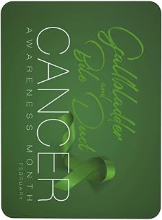Gallbladder and Bile Duct Cancer Awareness Month Fridge Magnetic Refrigerator Sticker Decoration Magnets for Office Kitchen Party